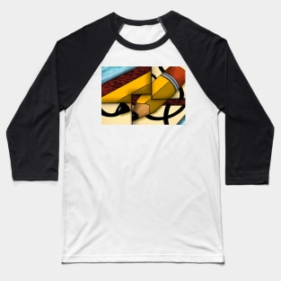 Pencil Montage Baseball T-Shirt